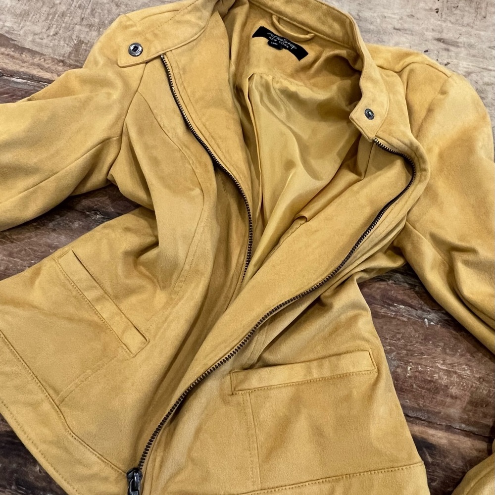 Yellow Moto Jacket